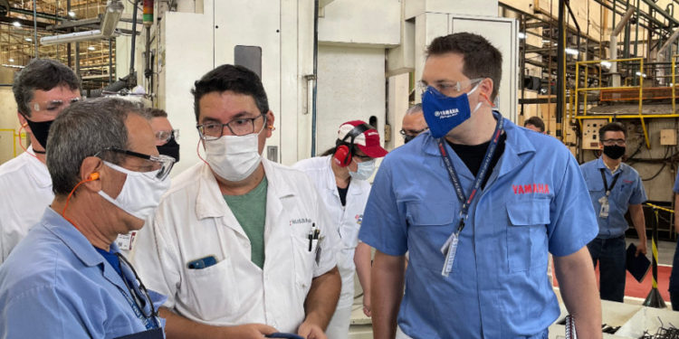 Musashi recebeu a visita da Yamaha no mês de julho