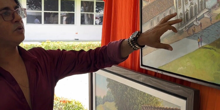Obra do artista plástico Ednaldo Inácio é exposta na SIPAT 2022