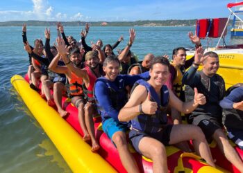 A viagem dos campeões foi incrível!