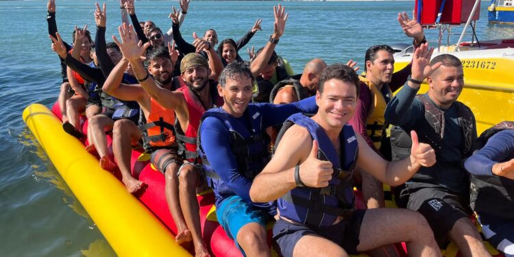 A viagem dos campeões foi incrível!