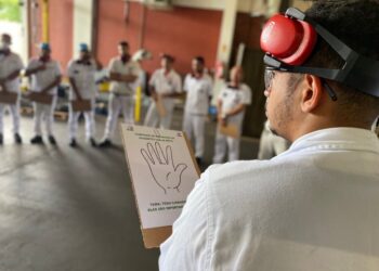 SESMT conscientiza colaboradores com campanha de proteção às mãos