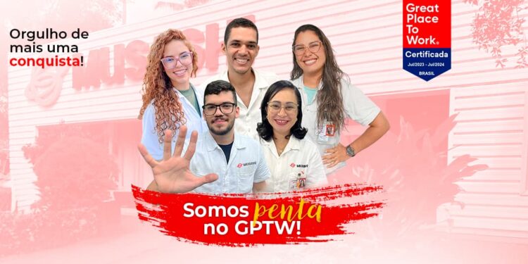 É PENTA! Musashi do Brasil é campeã pela 5° vez seguida no GPTW!