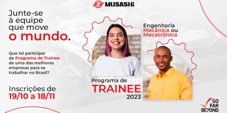Oportunidade para futuros engenheiros: Programa de Trainee em Engenharia Mecânica e Mecatrônica na Musashi do Brasil!