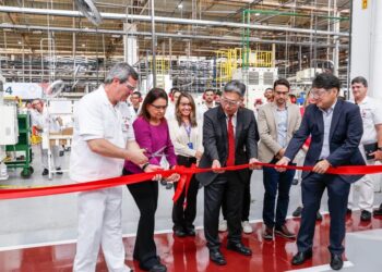 Inauguração da nova Linha de Pintura Robotizada na MSB