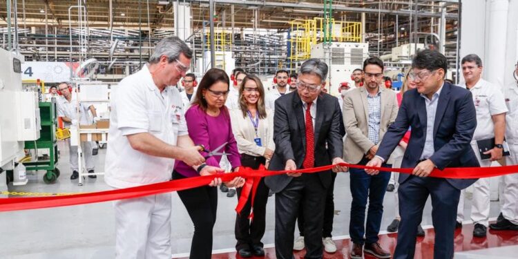 Inauguração da nova Linha de Pintura Robotizada na MSB