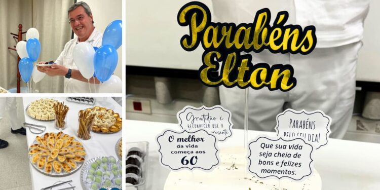 Celebrando o aniversário do nosso Diretor, Sr. Elton Baggio!