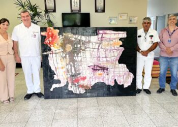 Musashi do Brasil recebe presente da artista plástica Alexandra Sousa