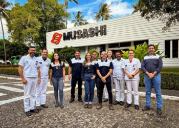 Musashi do Brasil recebe visita da Empresa Moura para benchmarking