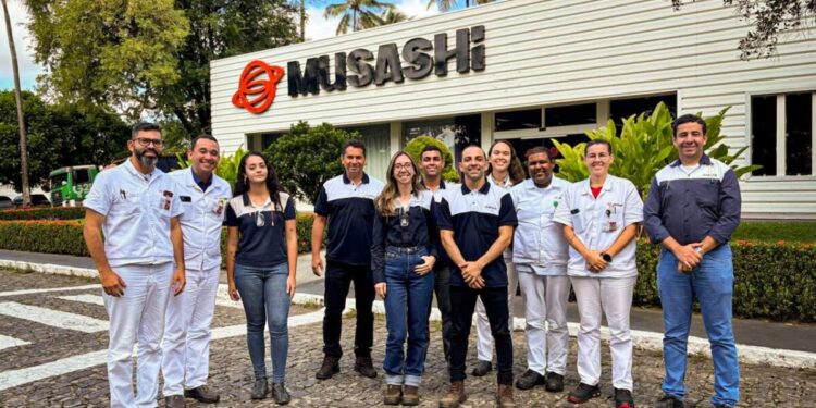 Musashi do Brasil recebe visita da Empresa Moura para benchmarking