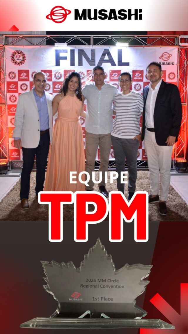 Somos campeões! 🏆

A equipe TPM fez história no Ciclo Regional MMC 2025, no Canadá, conquistando o 1º lugar entre todas as plantas das Américas! 🌎✨
Agora, o próximo desafio é no Japão! 🇯🇵🔥

Parabéns ao time pela dedicação e conquista incrível! Vamos com tudo na final mundial! 💪🚀

Equipe TPM: @_mariii_lima @carol_figueiroa @claudenir2001 @odairfontessilva e Kley, sob a liderança de @yuriamorim75 
@musashiseimitsu, nos aguardem! 🚀🚀🚀

Obg pelo vídeo @diogenesfotografia