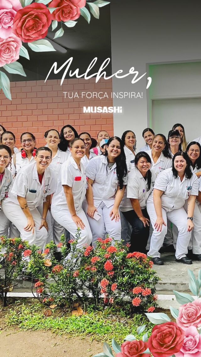 ✨ No Dia Internacional da Mulher, a Musashi do Brasil celebra e agradece a todas as mulheres que fazem parte da nossa trajetória. ❤️

Hoje é um dia para reconhecer a força, coragem e dedicação de cada mulher. Vocês são essenciais para nosso crescimento, qualidade e o impacto positivo que geramos a cada dia. Cada uma contribui com seu talento, tornando nossa empresa mais forte e unida.

Agradecemos imensamente pela presença, comprometimento e coragem de todas as mulheres do nosso time. 💪🏼✨

#mulheresqueinspiram #forçafeminina #diadamulher